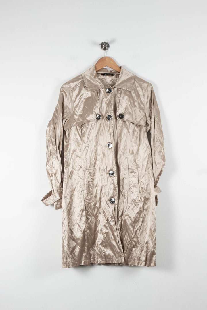 Trench Doré - Taille L/40 de la marque Caroll | PARAD83830 - Vendu par Paradigme - Image 2