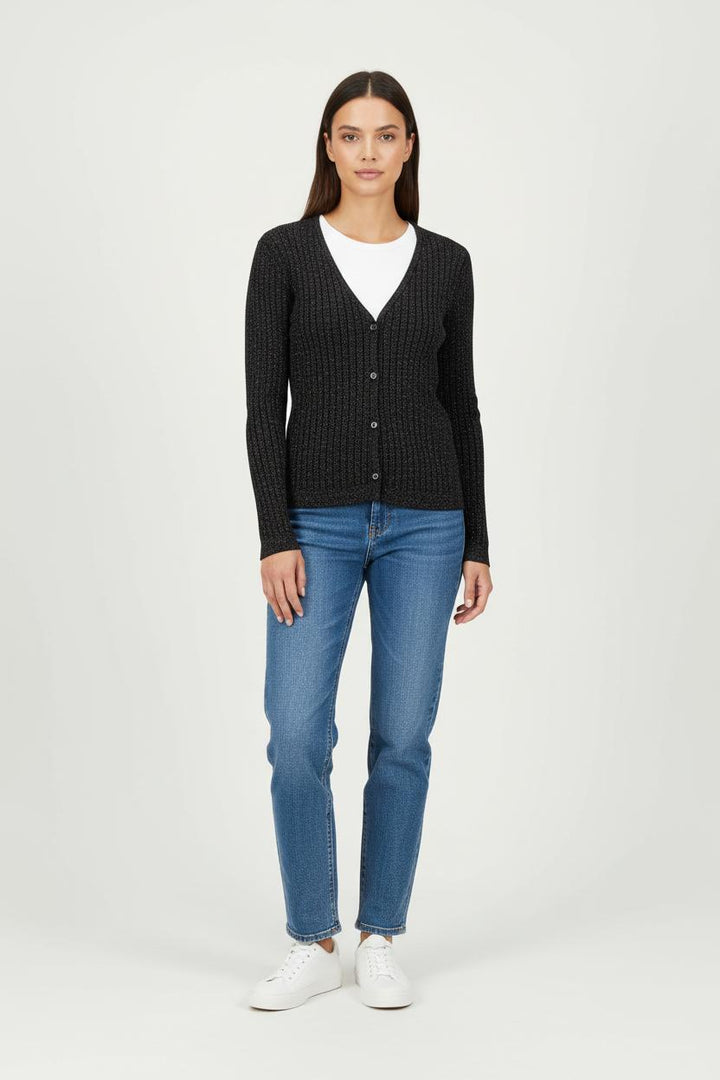Cardigan Noir - Taille S/36 de la marque Maison 123 | PARAD83839 - Vendu par Paradigme - Image 1