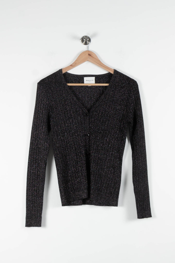 Cardigan Noir - Taille S/36 de la marque Maison 123 | PARAD83839 - Vendu par Paradigme - Image 2