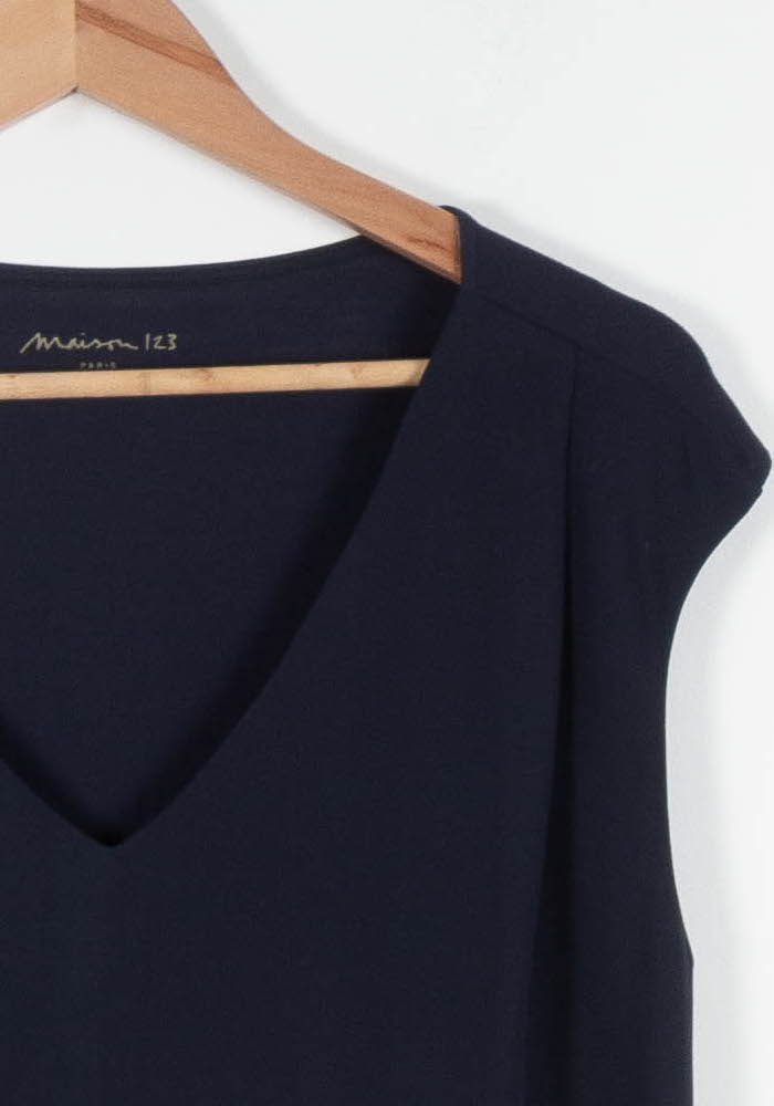 Débardeur Bleu - Taille L/40 de la marque Maison 123 | PARAD83844 - Vendu par Paradigme - Image 3