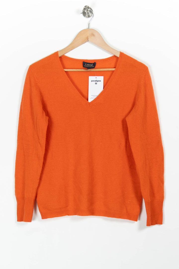 Pull Orange - Taille S/36 de la marque Caroll | PARAD83848 - Vendu par Paradigme - Image 2