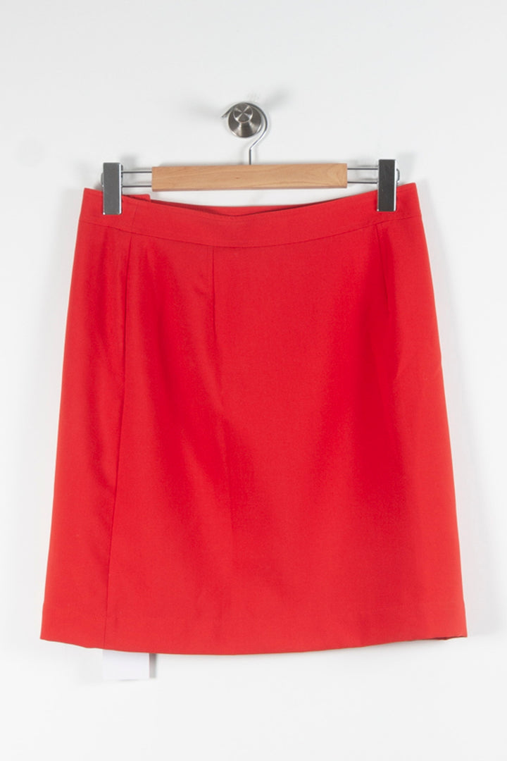 Jupe Courte Rouge - Taille L/40 de la marque Caroll | PARAD83849 - Vendu par Paradigme - Image 4