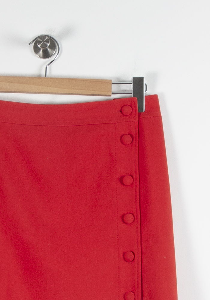 Jupe Courte Rouge - Taille L/40 de la marque Caroll | PARAD83849 - Vendu par Paradigme - Image 3