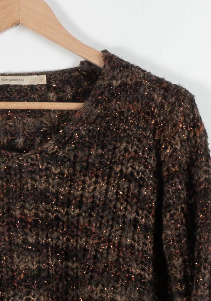 Pull Multicolore - Taille S/36 de la marque La Fée Maraboutée | PARAD83853 - Vendu par Paradigme - Image 3