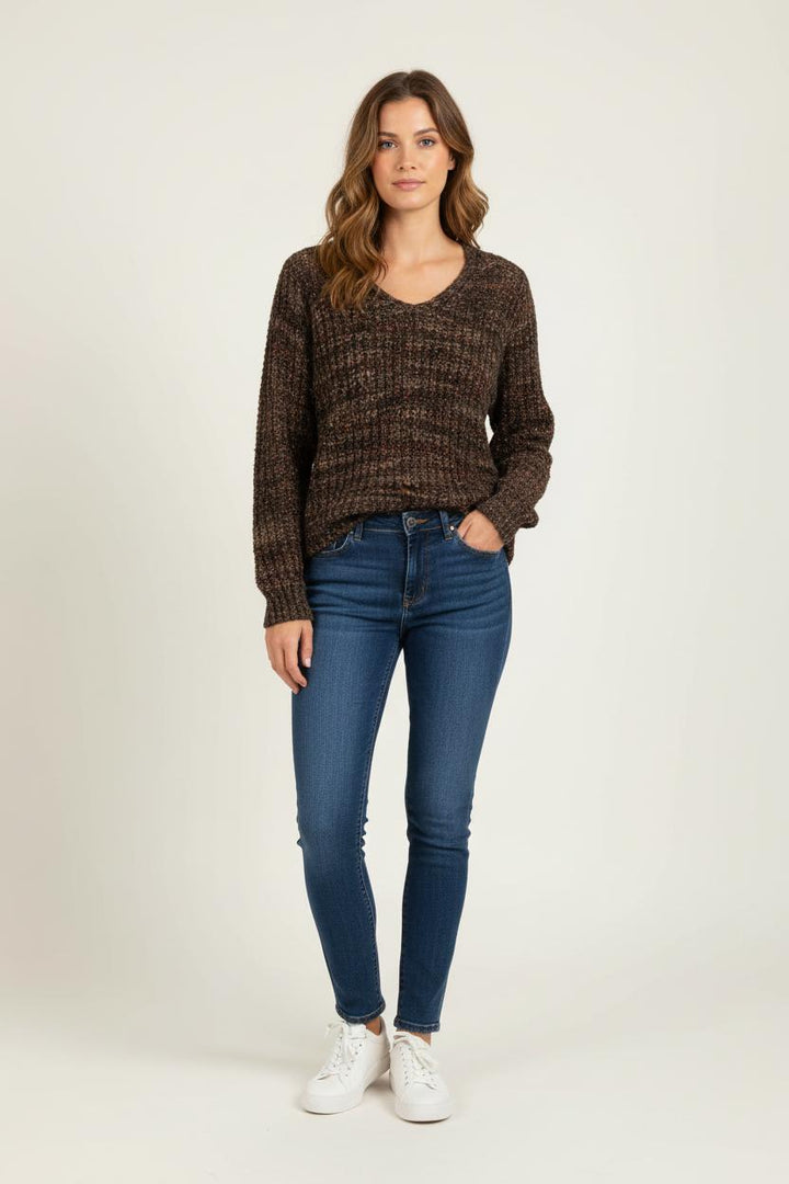 Pull Multicolore - Taille S/36 de la marque La Fée Maraboutée | PARAD83853 - Vendu par Paradigme - Image 1