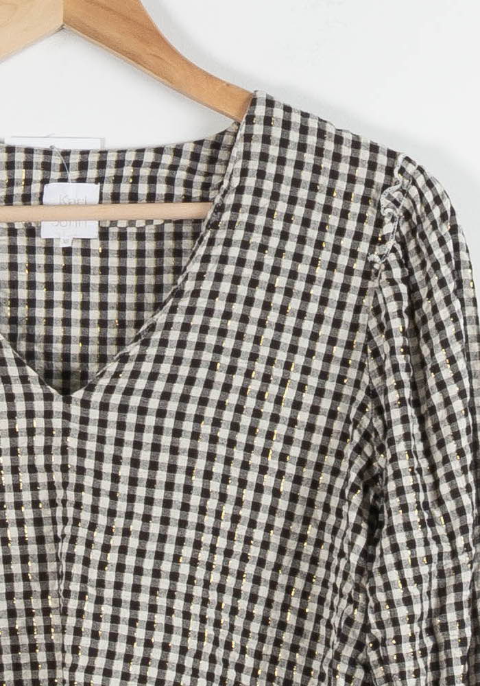 Blouse Noire et Blanche - Taille XS/34 de la marque Karl Marc John | PARAD83863 - Vendu par Paradigme - Image 3