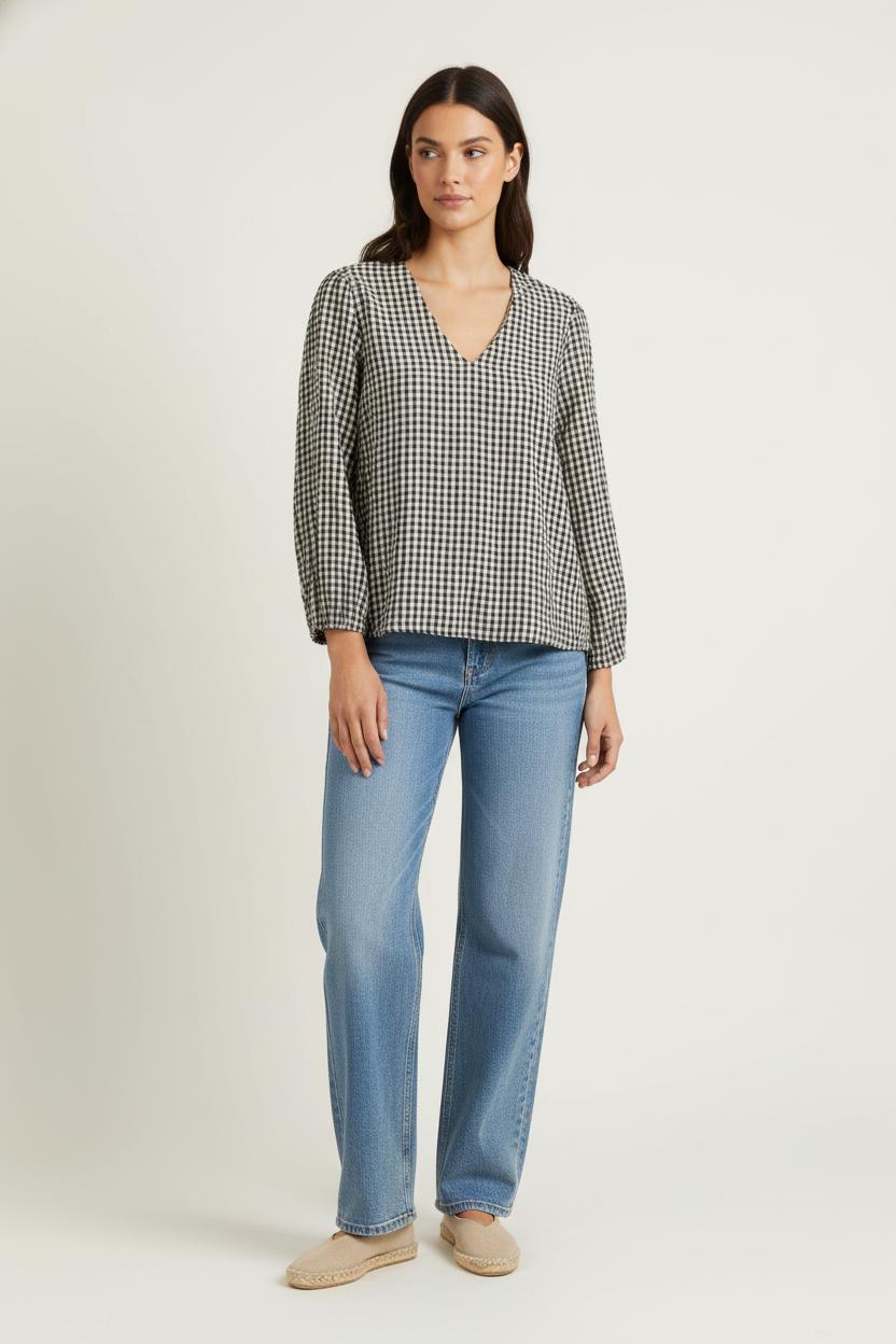 Blouse Noire et Blanche - Taille XS/34 de la marque Karl Marc John | PARAD83863 - Vendu par Paradigme - Image 1