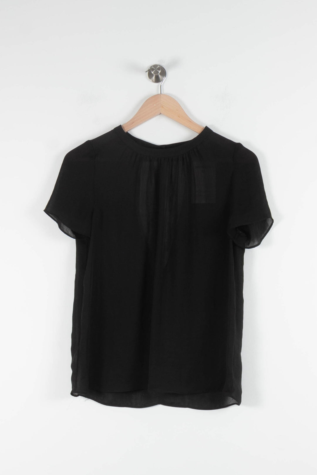 Blouse Noire - Taille S/36 de la marque Sandro | PARAD83864 - Vendu par Paradigme - Image 2
