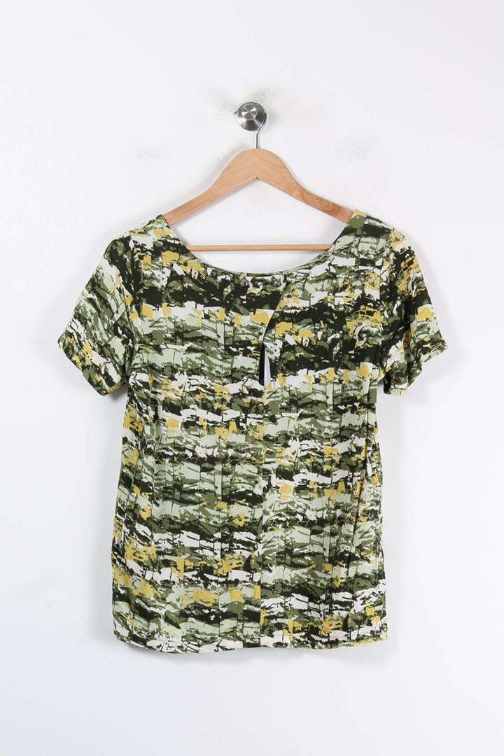 Tee-shirt Vert et Jaune - Taille S/36 de la marque La Fée Maraboutée | PARAD83866 - Vendu par Paradigme - Image 4