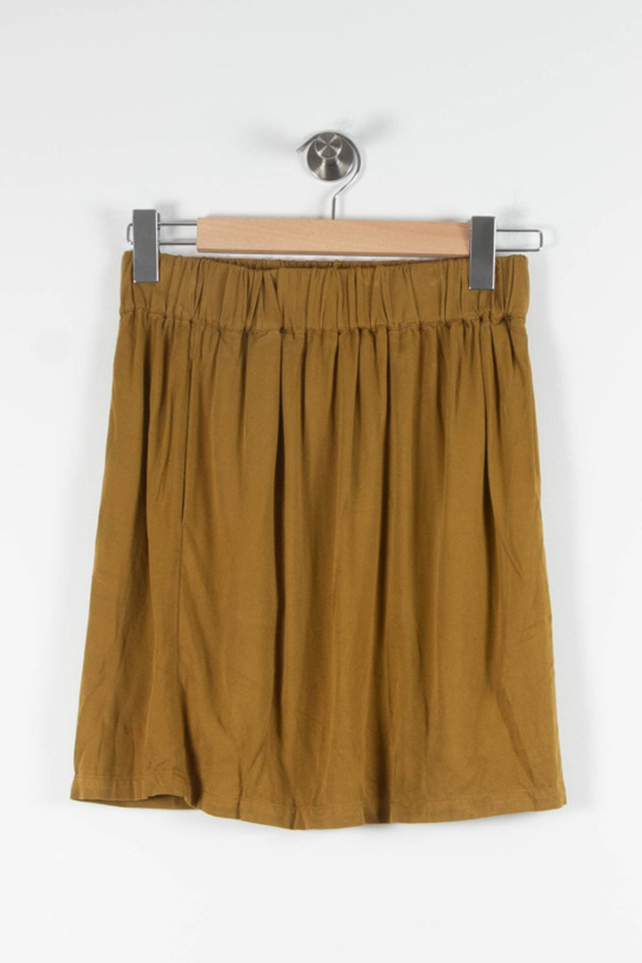 Jupe Plissée Marron - Taille M/38 de la marque American Vintage | PARAD83867 - Vendu par Paradigme - Image 2