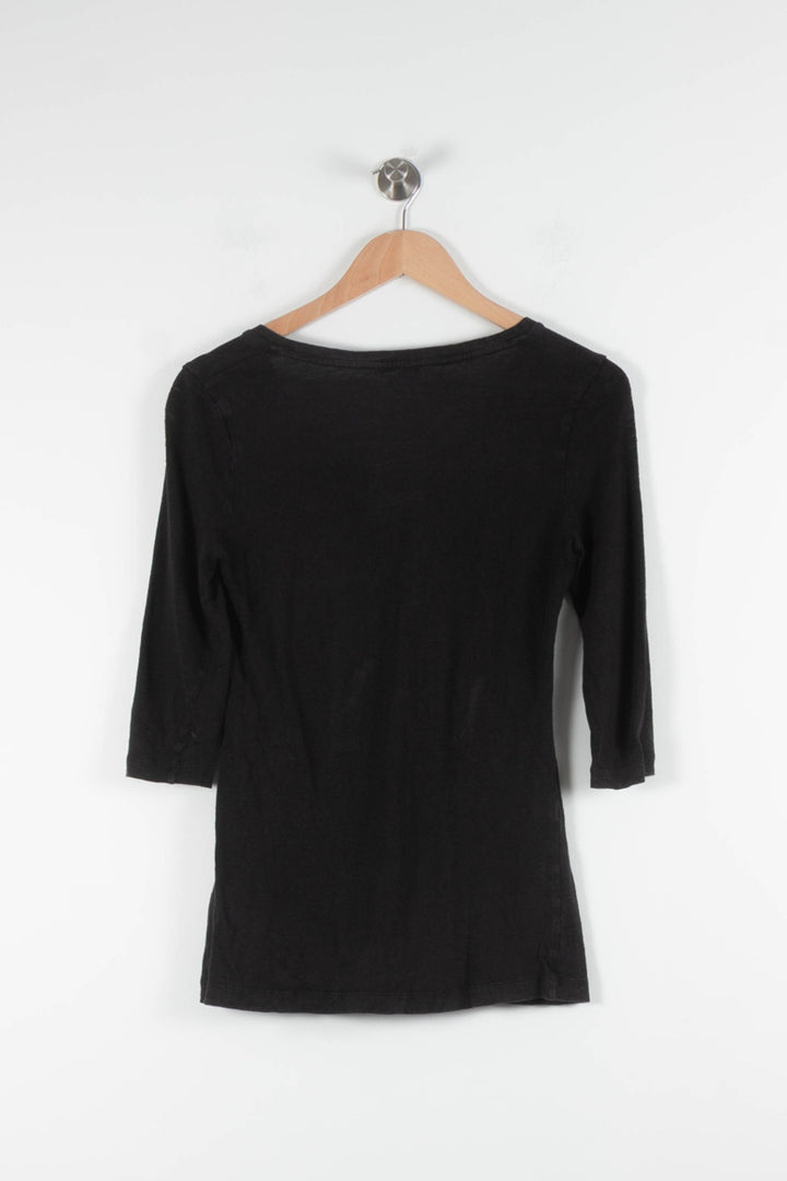 Tunique Noire - Taille S/36 de la marque Claudie Pierlot | PARAD83871 - Vendu par Paradigme - Image 4
