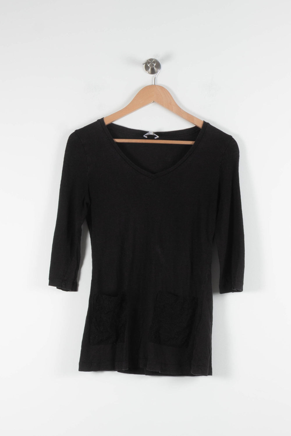 Tunique Noire - Taille S/36 de la marque Claudie Pierlot | PARAD83871 - Vendu par Paradigme - Image 2