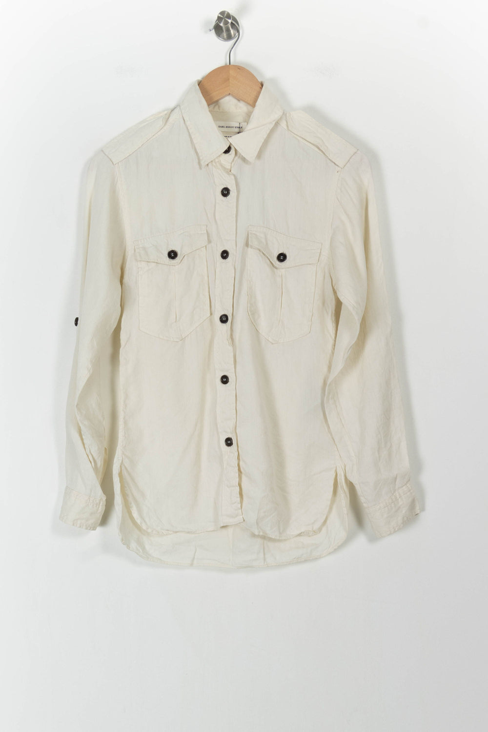 Chemise Beige - Taille S/36 de la marque Isabel Marant étoile | PARAD83874 - Vendu par Paradigme - Image 2