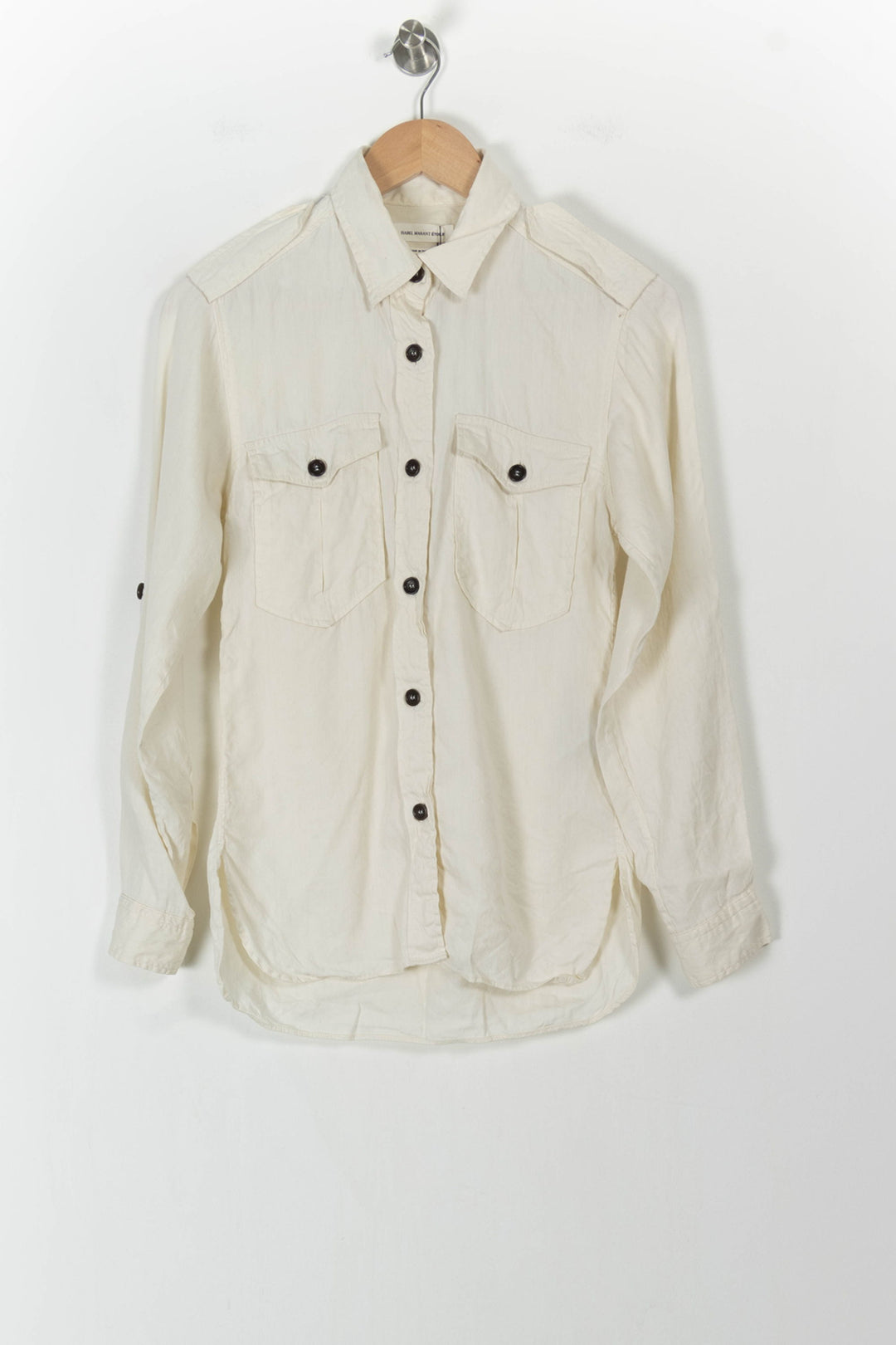 Chemise Beige - Taille S/36 de la marque Isabel Marant étoile | PARAD83874 - Vendu par Paradigme - Image 2