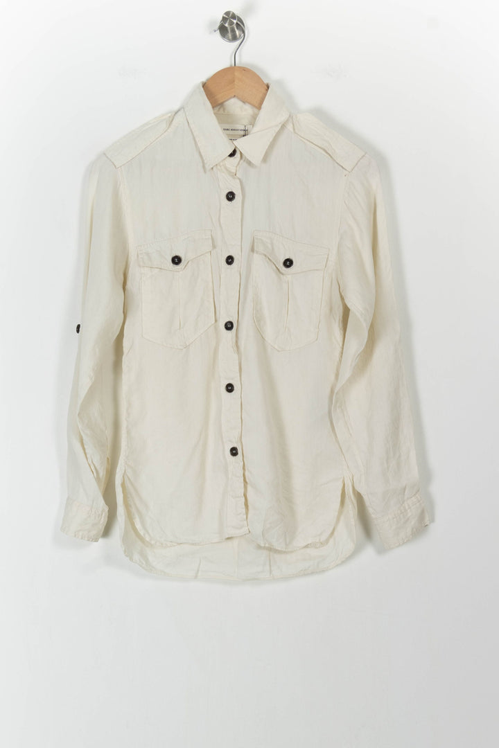 Chemise Beige - Taille S/36 de la marque Isabel Marant étoile | PARAD83874 - Vendu par Paradigme - Image 2