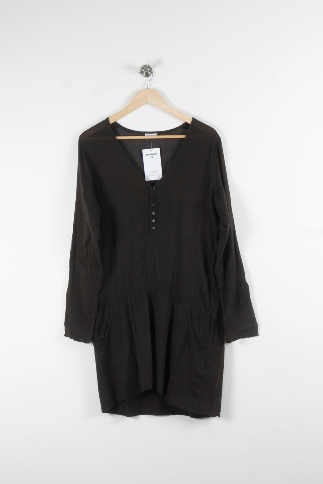 Robe Courte Noire - Taille S/36 de la marque American Vintage | PARAD83875 - Vendu par Paradigme - Image 2