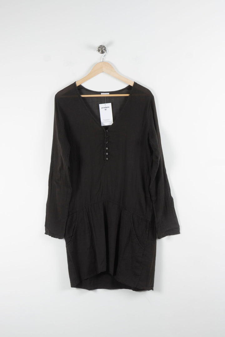 Robe Courte Noire - Taille S/36 de la marque American Vintage | PARAD83875 - Vendu par Paradigme - Image 2