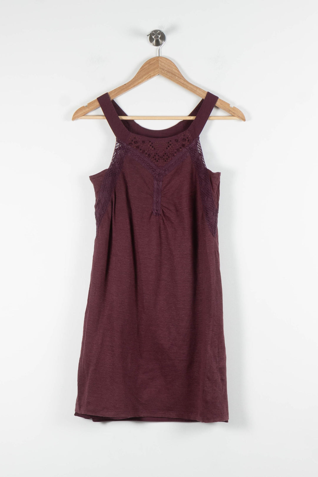 Robe Dentelle Bordeaux - Taille S/36 de la marque Vanessa Bruno - Athé | PARAD83877 - Vendu par Paradigme - Image 2