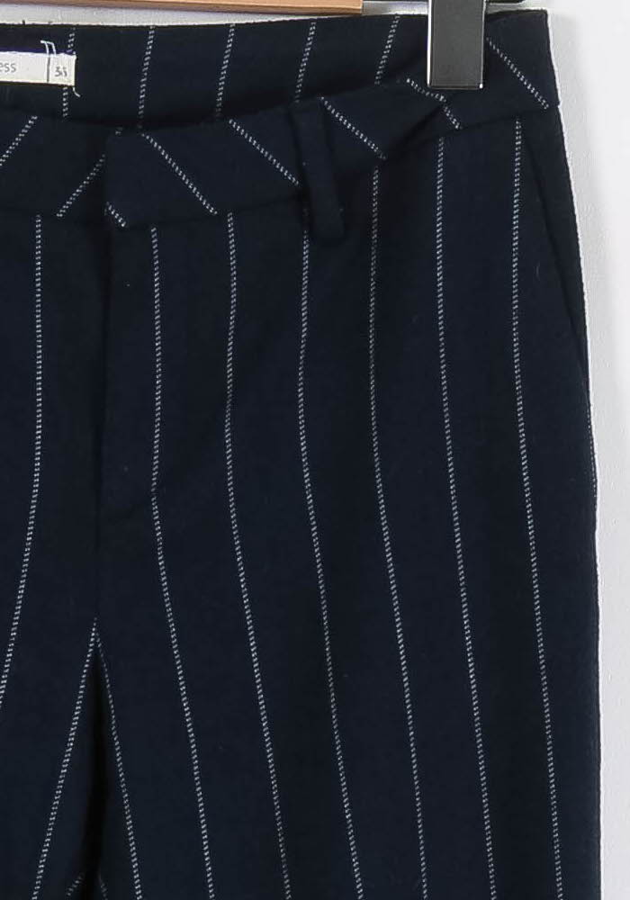 Pantalon Bleu à Rayures Blanches - Taille S/36 de la marque Sud express | PARAD83892 - Vendu par Paradigme - Image 3