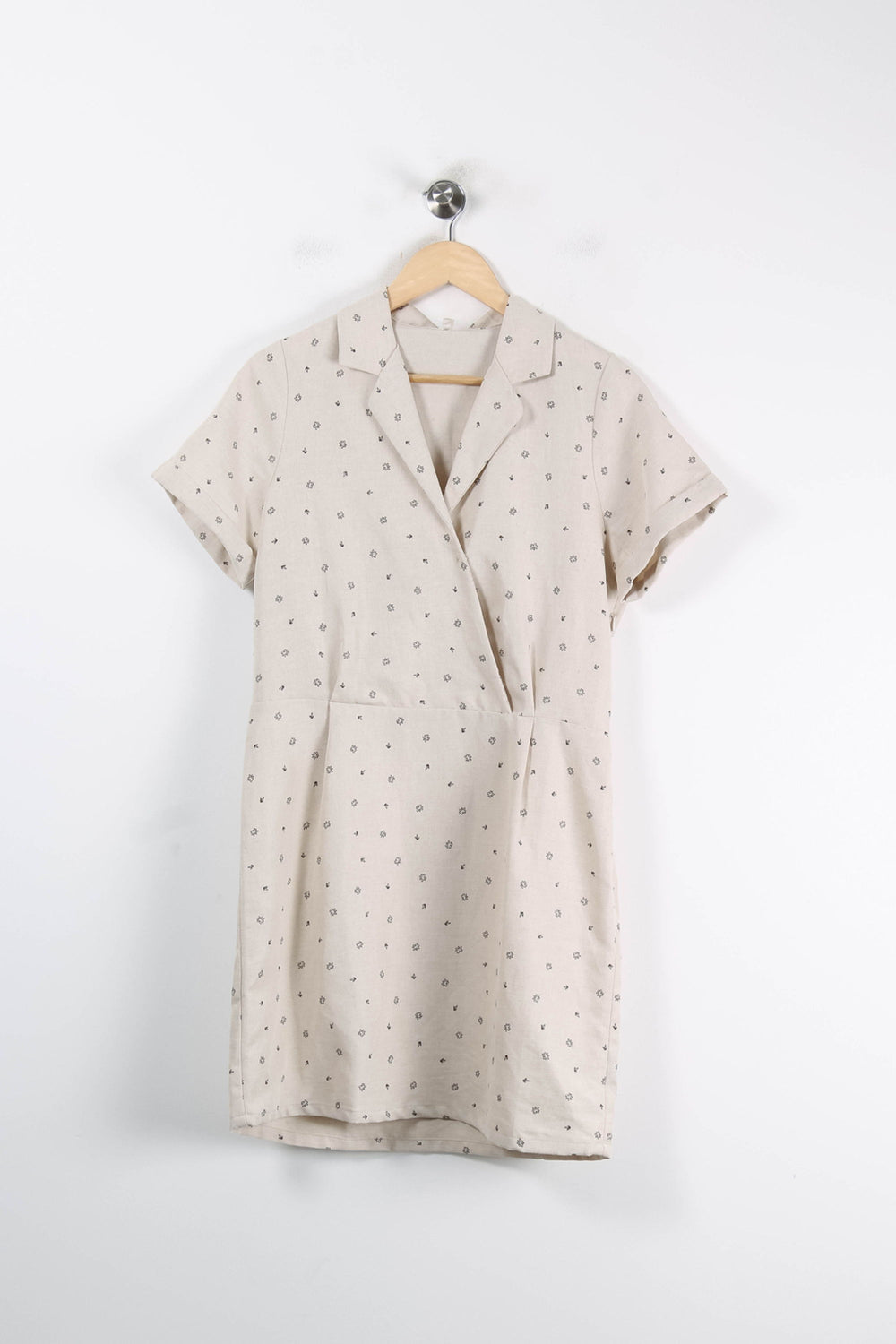 Robe Chemisier Beige - Taille M/38 de la marque I.Code | PARAD83893 - Vendu par Paradigme - Image 2