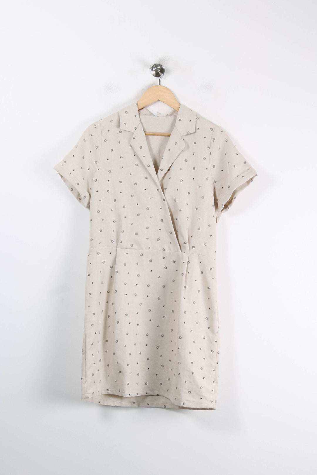 Robe Chemisier Beige - Taille M/38 de la marque I.Code | PARAD83893 - Vendu par Paradigme - Image 2