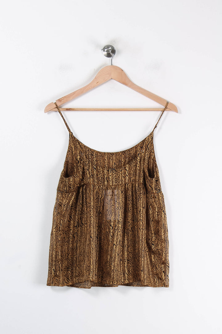 Débardeur Marron et Noir - Taille M/38 de la marque IKKS | PARAD83896 - Vendu par Paradigme - Image 4