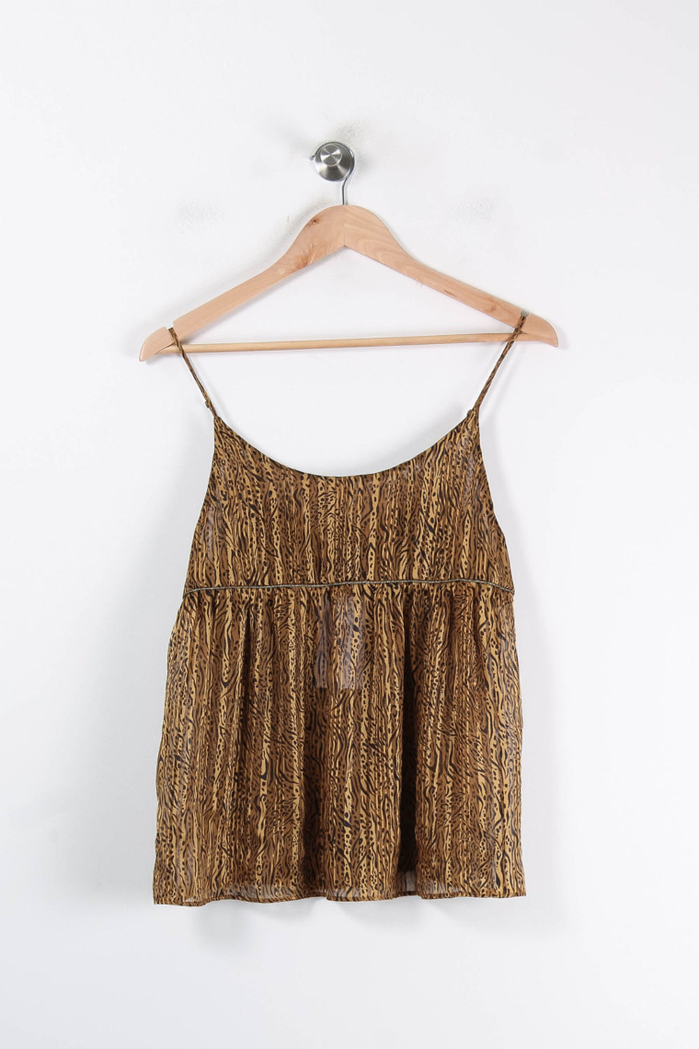 Débardeur Marron et Noir - Taille M/38 de la marque IKKS | PARAD83896 - Vendu par Paradigme - Image 2