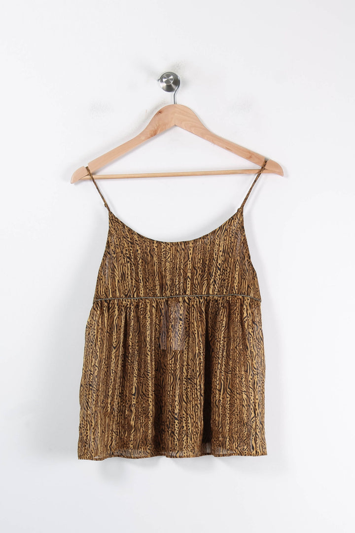Débardeur Marron et Noir - Taille M/38 de la marque IKKS | PARAD83896 - Vendu par Paradigme - Image 2