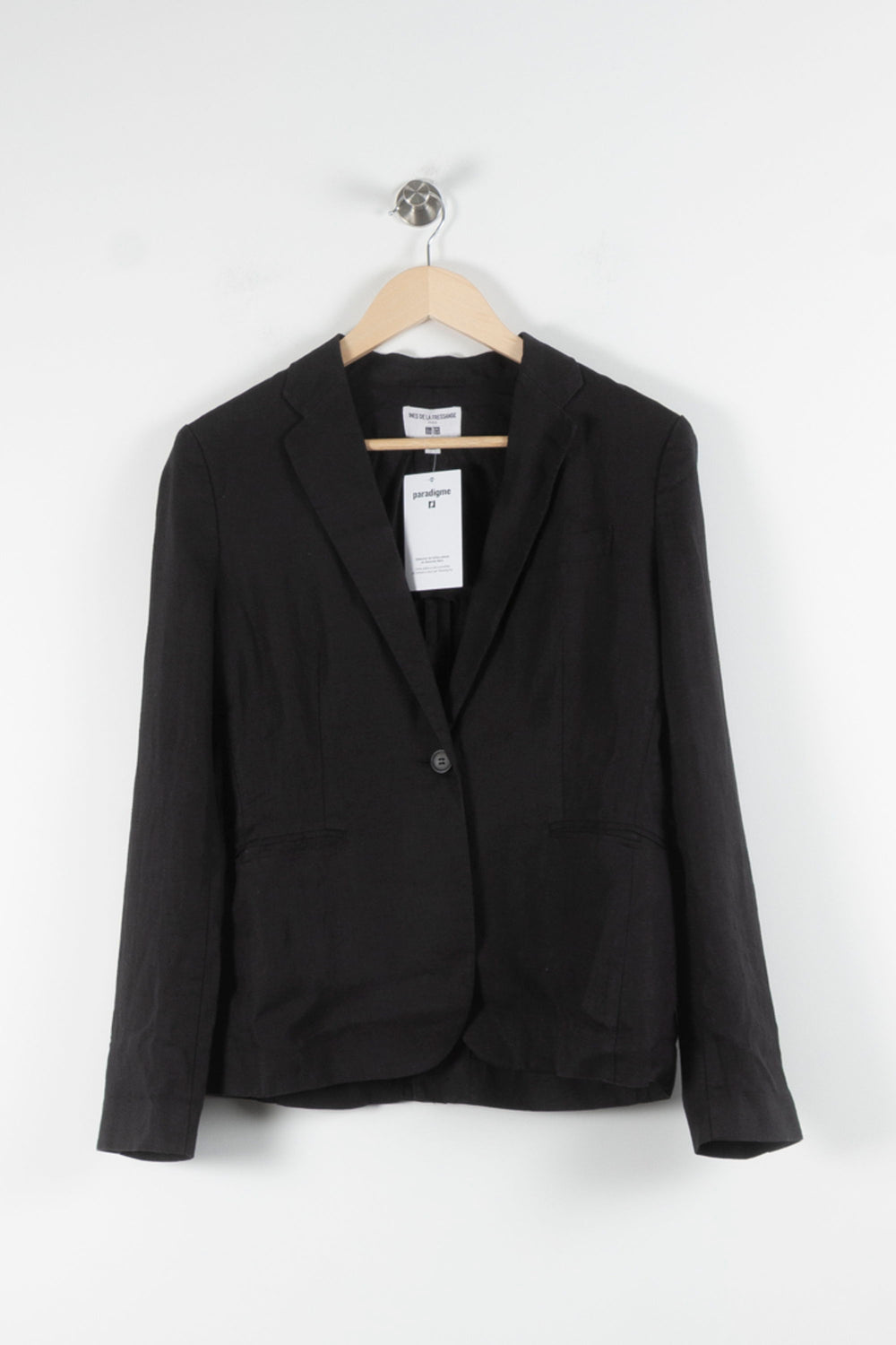 Blazer Noir - Taille M/38 de la marque Ines de la Fressange Paris | PARAD83903 - Vendu par Paradigme - Image 2
