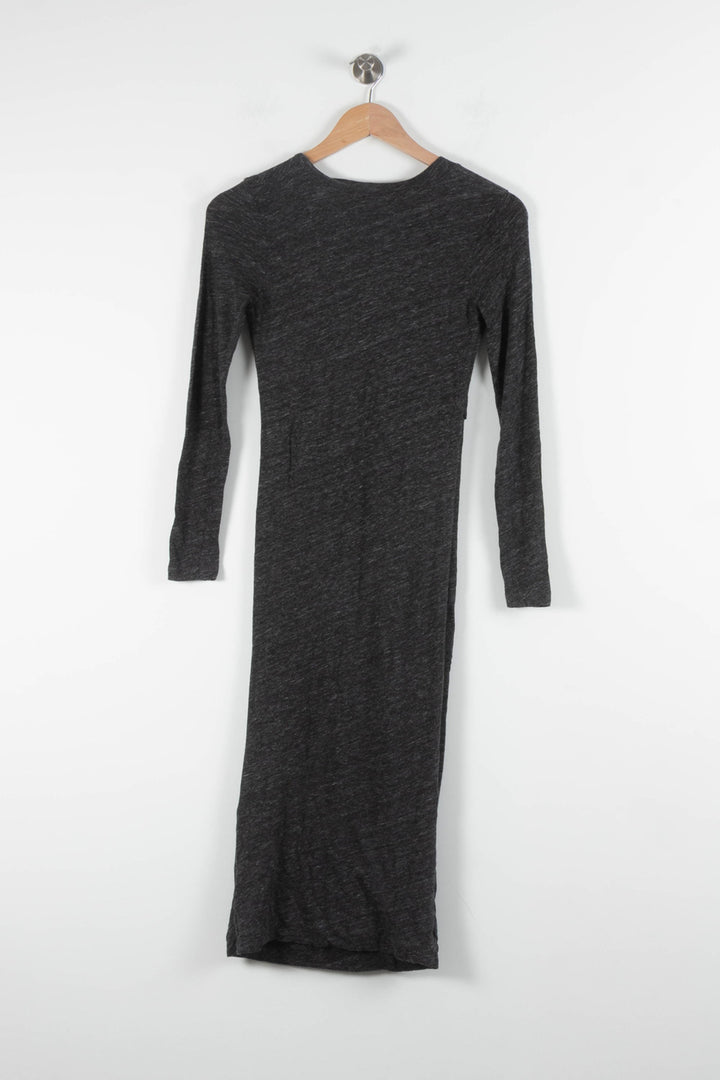 Robe Midi Grise - Taille XS/34 de la marque IRO | PARAD83909 - Vendu par Paradigme - Image 4