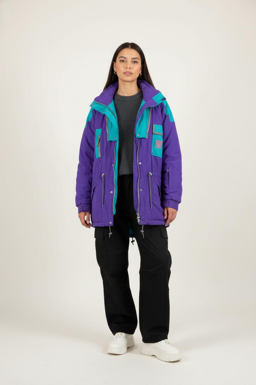 Veste de Ski Violette et Turquoise - Taille XXXL/46 de la marque Fusalp | PARAD83913 - Vendu par Paradigme - Image 1