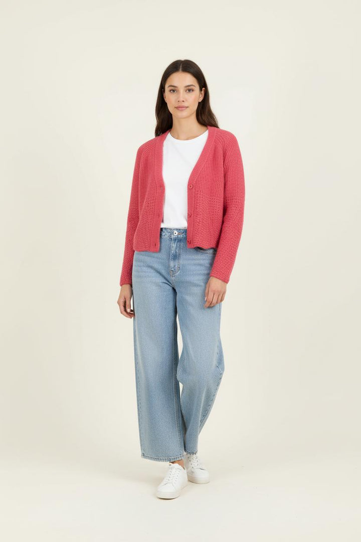 Cardigan Rose - Taille S/36 de la marque Stella Forest | PARAD83921 - Vendu par Paradigme - Image 1
