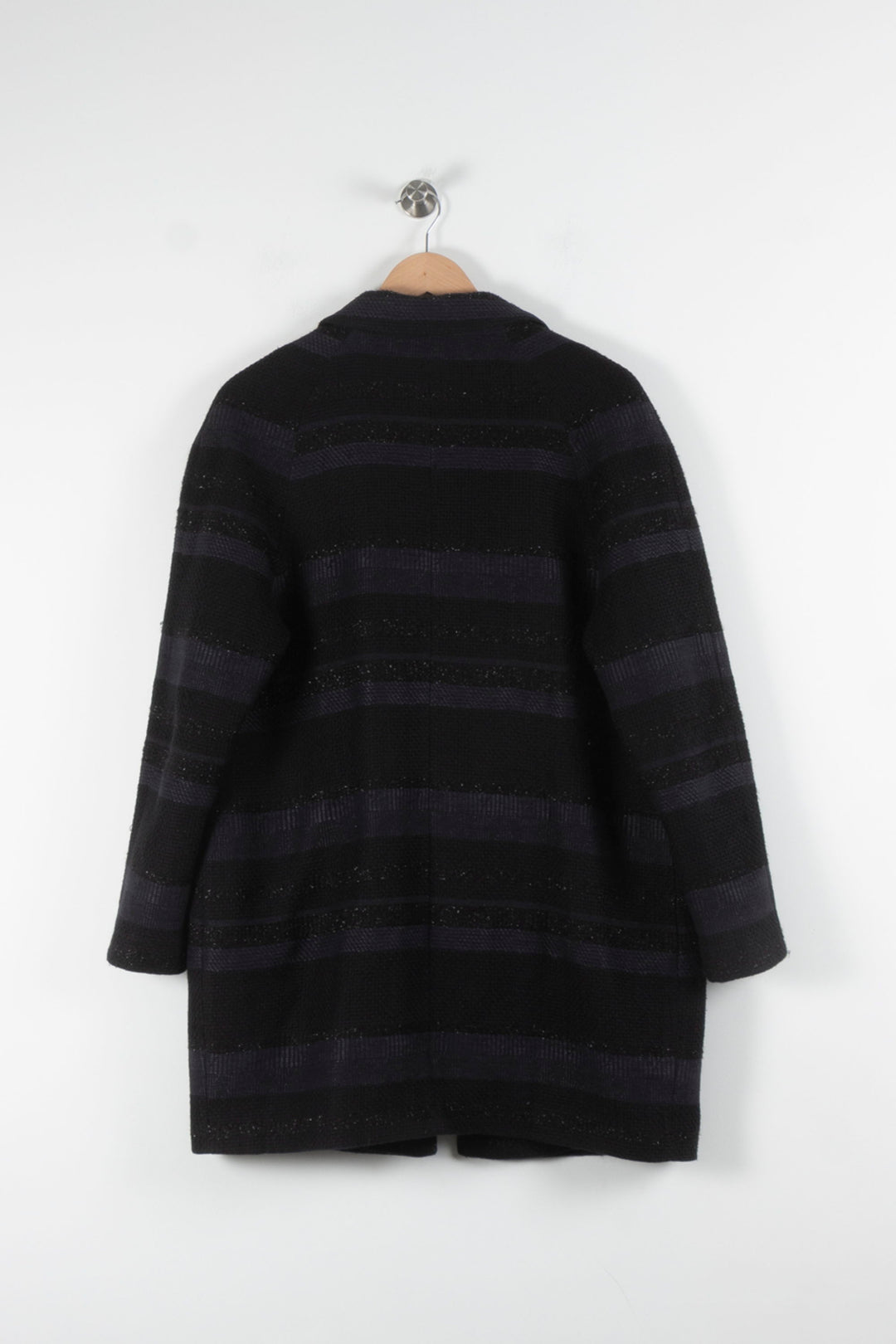 Manteau Noir et Bleu - Taille M/38 de la marque Sessùn | PARAD83926 - Vendu par Paradigme - Image 4