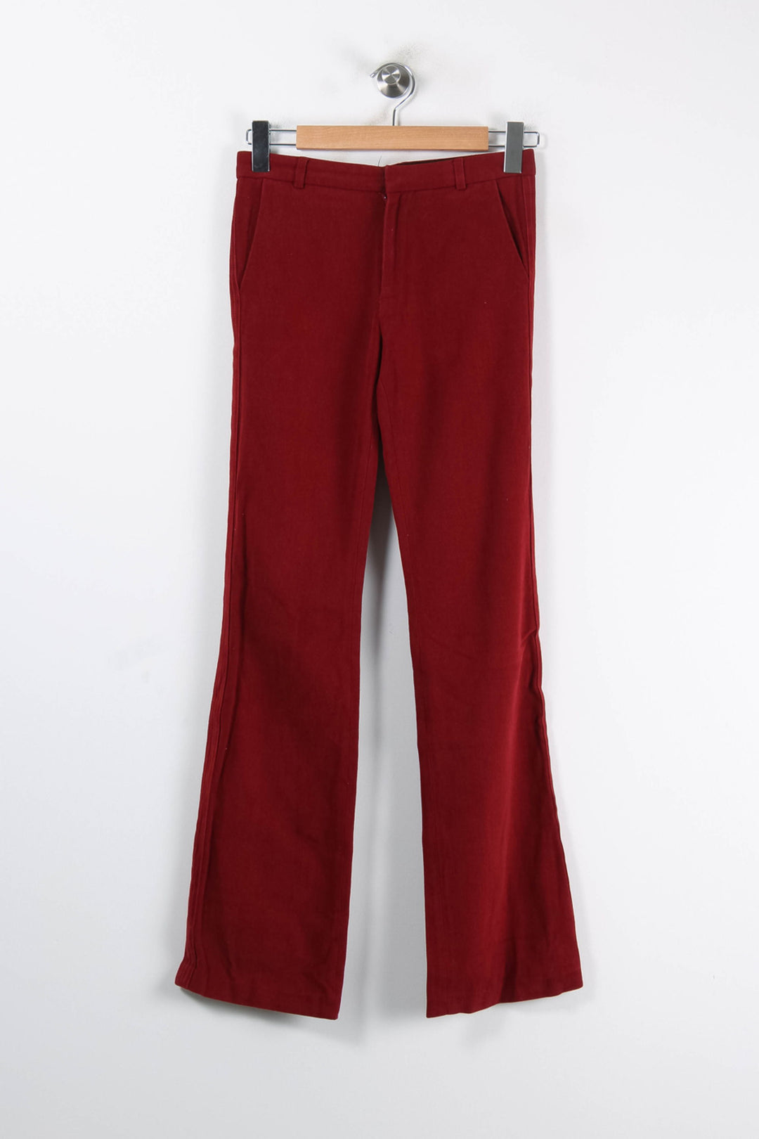 Pantalon Évasé Bordeaux - Taille XS/34 de la marque Joseph | PARAD83928 - Vendu par Paradigme - Image 2