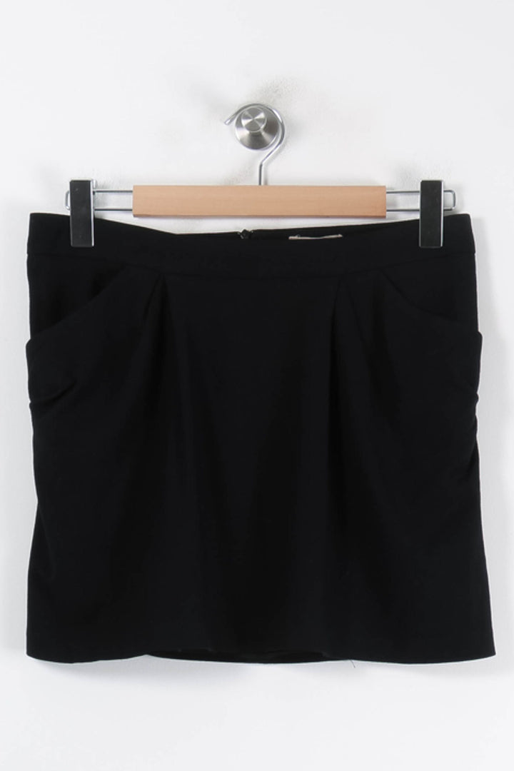 Jupe Courte Noire - Taille M/38 de la marque ba&sh | PARAD83930 - Vendu par Paradigme - Image 2