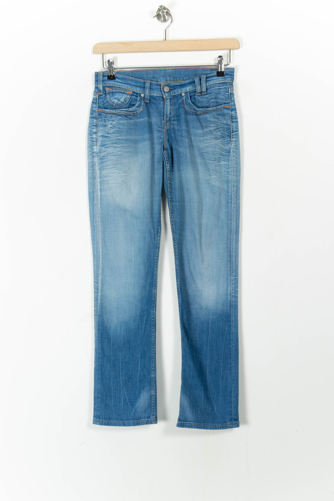 Jean Droit Bleu - Taille M/38 de la marque Levi's | PARAD83932 - Vendu par Paradigme - Image 2