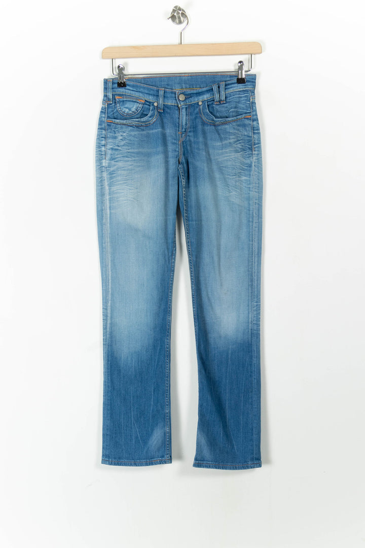 Jean Droit Bleu - Taille M/38 de la marque Levi's | PARAD83932 - Vendu par Paradigme - Image 2