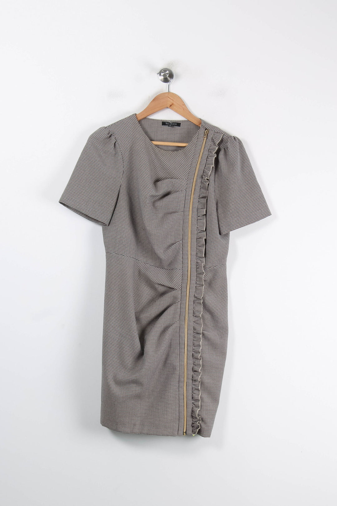 Robe Courte Beige - Taille L/40 de la marque Tara Jarmon | PARAD83933 - Vendu par Paradigme - Image 2