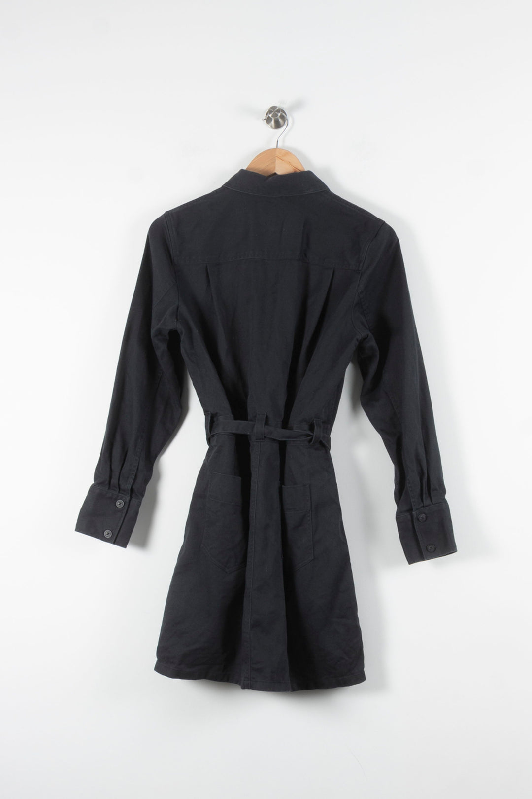 Robe Chemise Noire - Taille M/38 de la marque Comptoir des Cotonniers | PARAD83937 - Vendu par Paradigme - Image 4