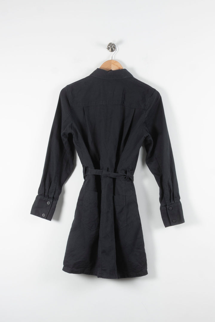 Robe Chemise Noire - Taille M/38 de la marque Comptoir des Cotonniers | PARAD83937 - Vendu par Paradigme - Image 4