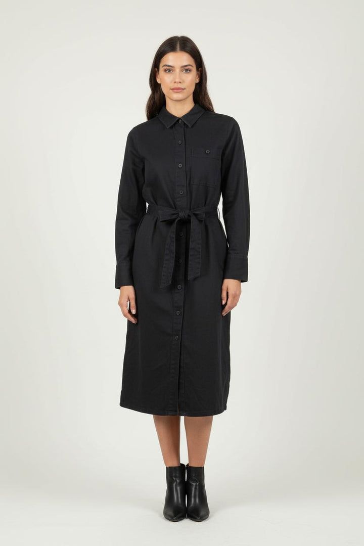 Robe Chemise Noire - Taille M/38 de la marque Comptoir des Cotonniers | PARAD83937 - Vendu par Paradigme - Image 1