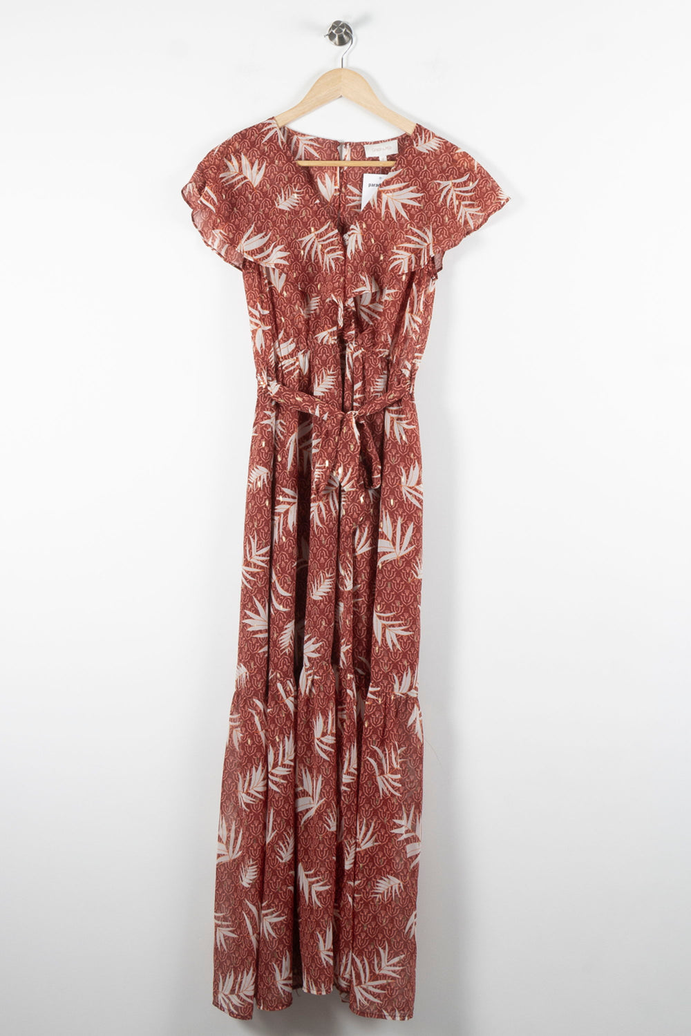 Robe Longue Rouge et Blanche - Taille M/38 de la marque Grace & Mila | PARAD83945 - Vendu par Paradigme - Image 2