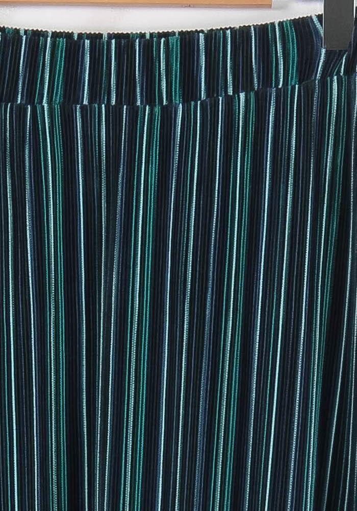 Jupe Plissée Bleu et Vert - Taille XS/34 de la marque La Fée Maraboutée | PARAD83952 - Vendu par Paradigme - Image 3