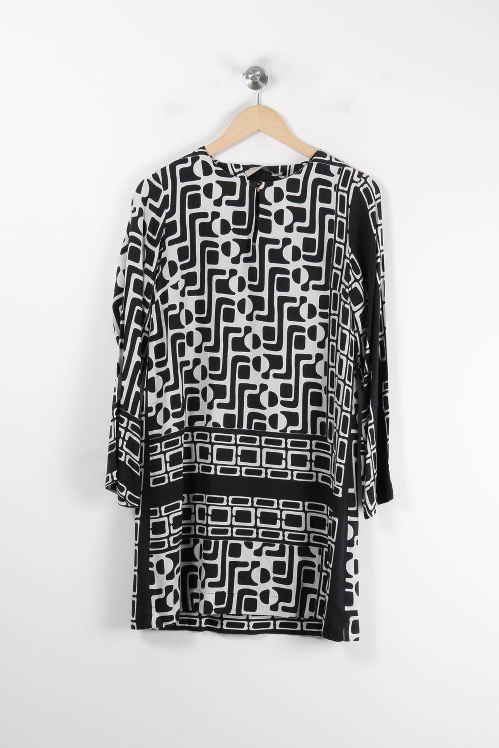 Robe Noire et Blanche - Taille S/36 de la marque La Fée Maraboutée | PARAD83954 - Vendu par Paradigme - Image 2