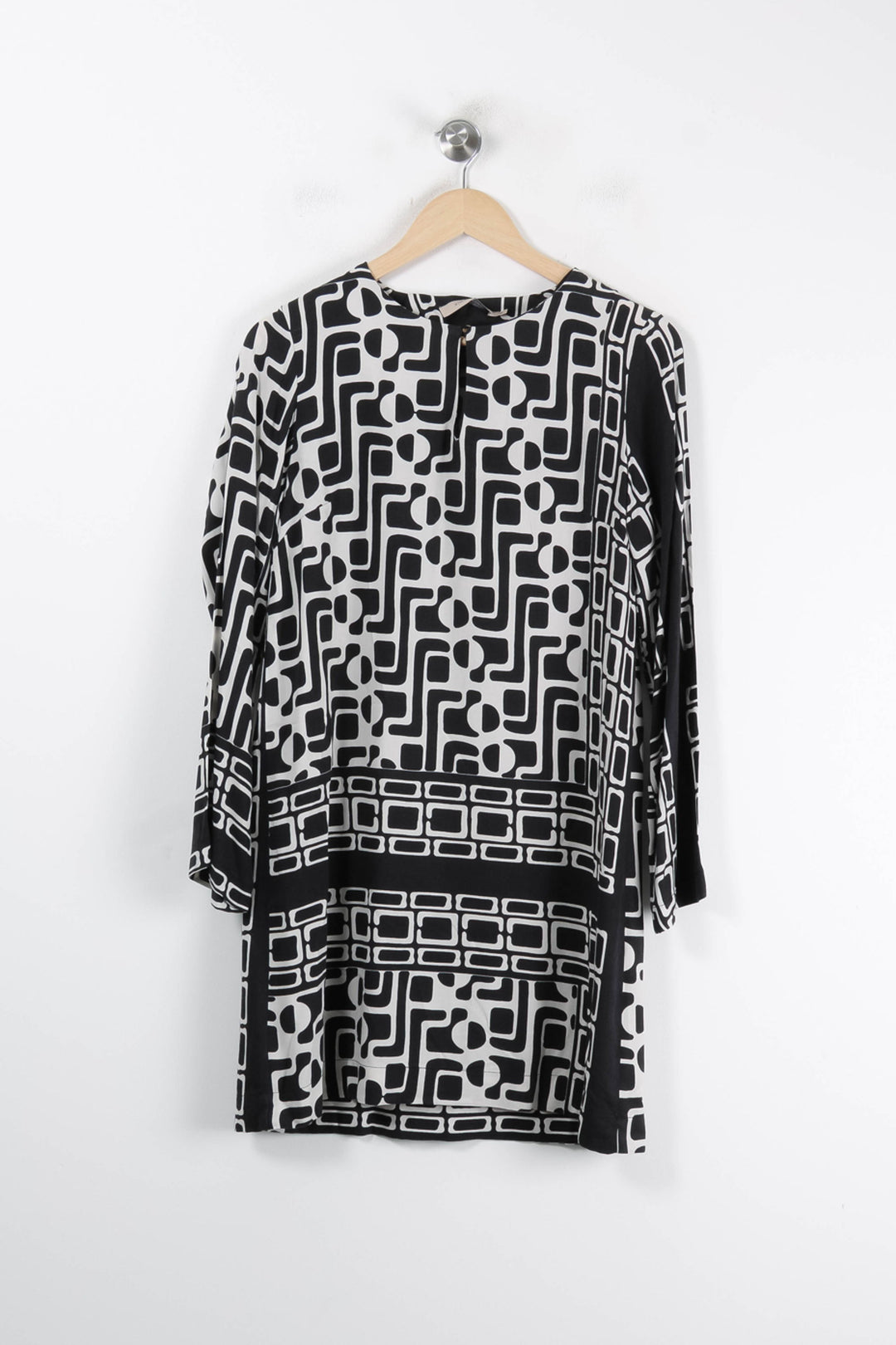 Robe Noire et Blanche - Taille S/36 de la marque La Fée Maraboutée | PARAD83954 - Vendu par Paradigme - Image 2