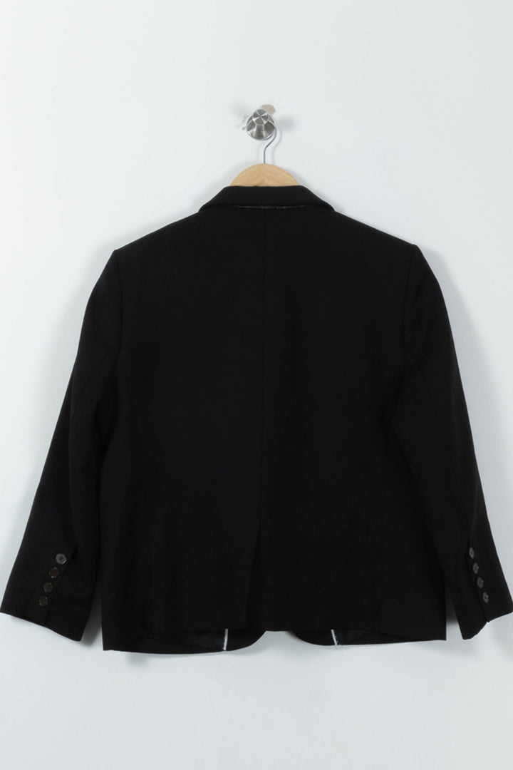 Blazer Noir - Taille XL/42 de la marque Tara Jarmon | PARAD8397 - Vendu par Paradigme - Image 4
