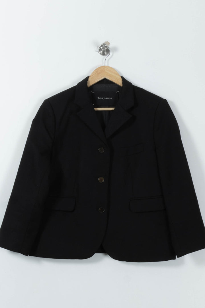 Blazer Noir - Taille XL/42 de la marque Tara Jarmon | PARAD8397 - Vendu par Paradigme - Image 2