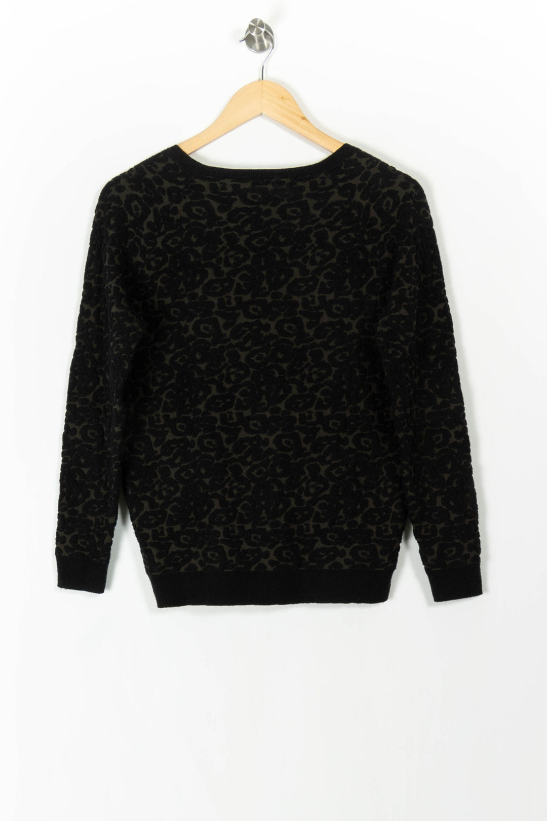 Pull Vert et Noir - Taille S/36 de la marque Claudie Pierlot | PARAD83973 - Vendu par Paradigme - Image 4