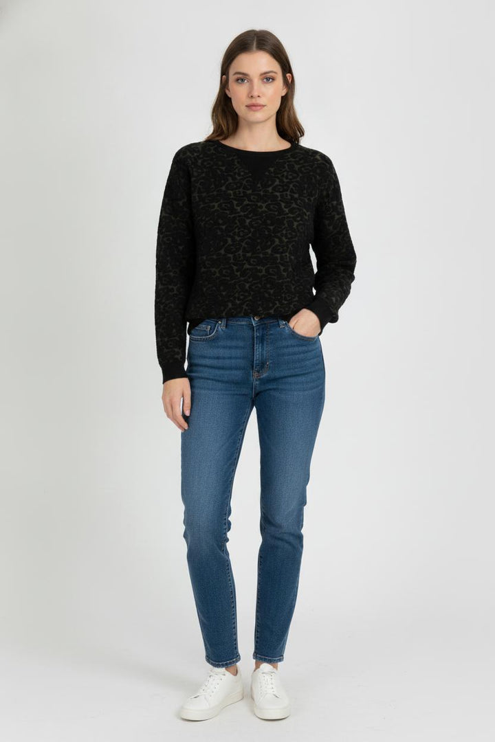 Pull Vert et Noir - Taille S/36 de la marque Claudie Pierlot | PARAD83973 - Vendu par Paradigme - Image 1
