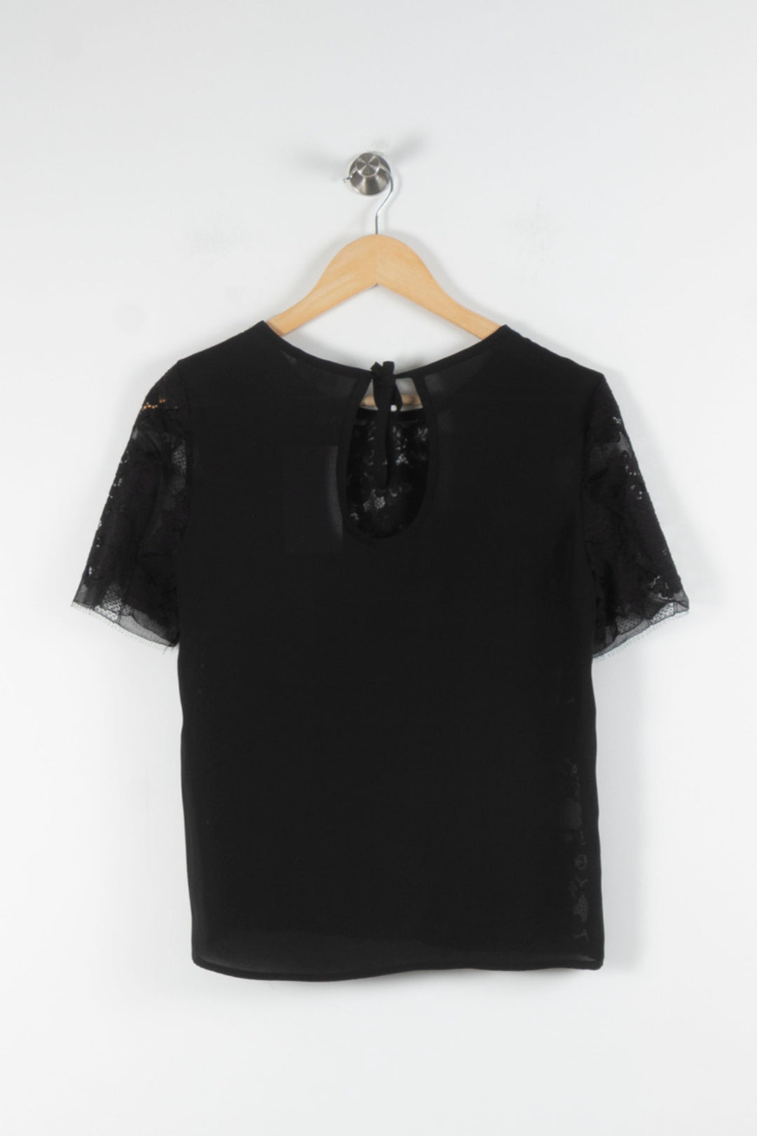 Blouse Noire - Taille S/36 de la marque Claudie Pierlot | PARAD83976 - Vendu par Paradigme - Image 4
